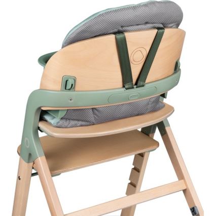 Lionelo - Chaise de repas 3 en 1 pour enfant MEGAN Bois Vert