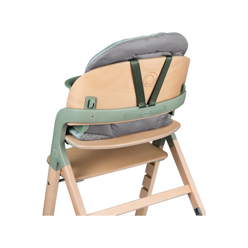 Lionelo - Chaise de repas 3 en 1 pour enfant MEGAN Bois Vert