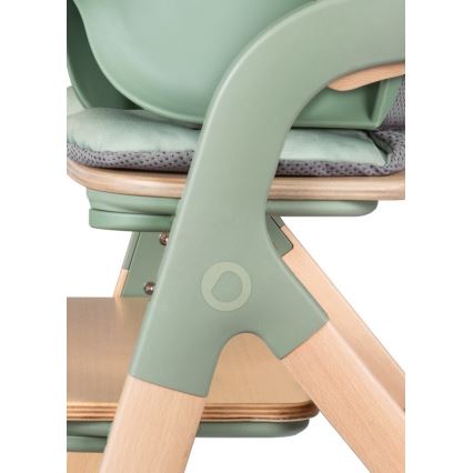 Lionelo - Chaise de repas 3 en 1 pour enfant MEGAN Bois Vert