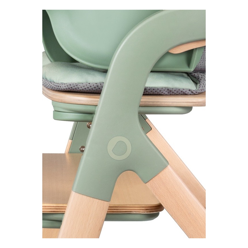 Lionelo - Chaise de repas 3 en 1 pour enfant MEGAN Bois Vert