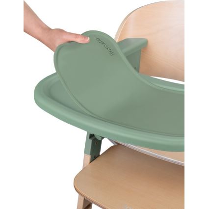 Lionelo - Chaise de repas 3 en 1 pour enfant MEGAN Bois Vert