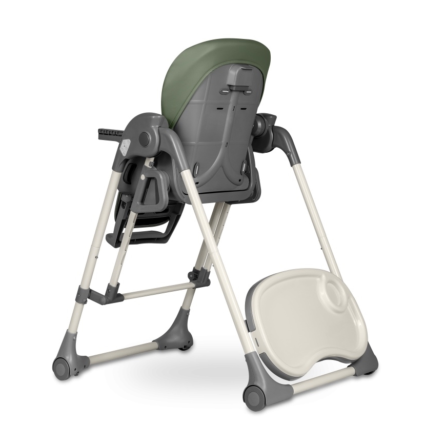 Lionelo - Chaise de repas pour enfant LAURICE vert olive
