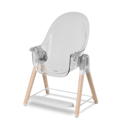 Lionelo - Chaise de repas pour enfant MAYA Blanc hêtre