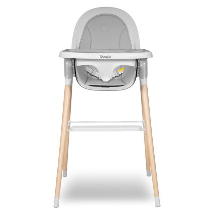 Lionelo - Chaise de repas pour enfant MAYA Blanc hêtre