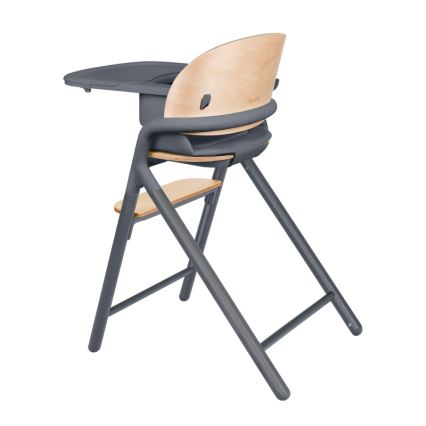 Lionelo - Chaise haute 3 en 1 pour enfant CELIA Bois Gris