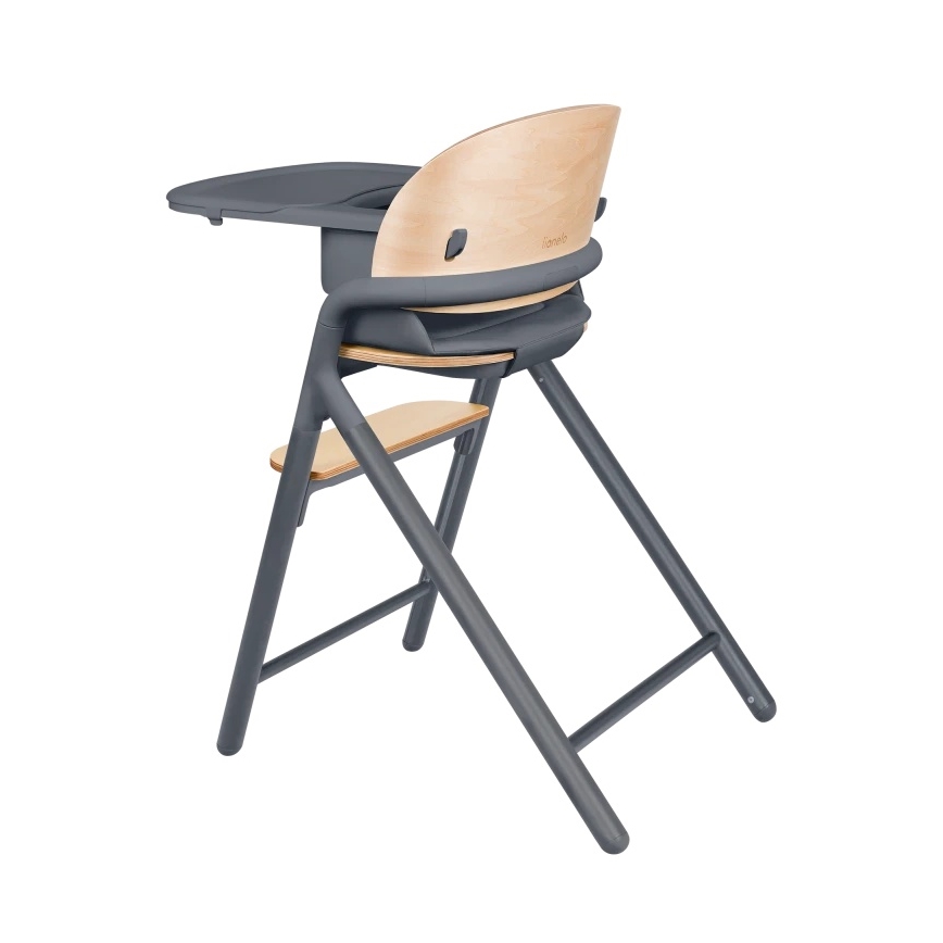 Lionelo - Chaise haute 3 en 1 pour enfant CELIA Bois Gris