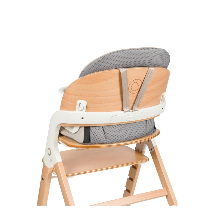 Lionelo - Chaise haute 3 en 1 pour enfant MEGAN Bois blanc