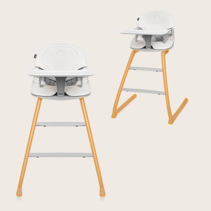 Lionelo - Chaise haute enfant 2en1 DALIA blanc/gris