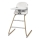 Lionelo - Chaise haute enfant 2en1 DALIA blanc/marron