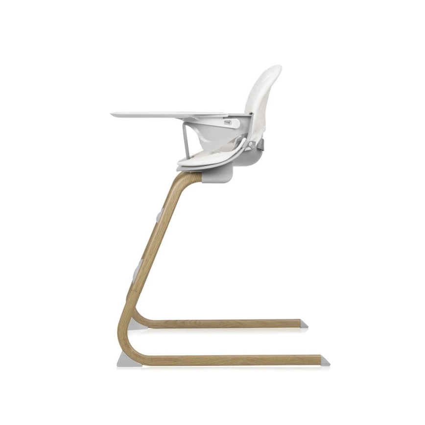 Lionelo - Chaise haute enfant 2en1 DALIA blanc/marron