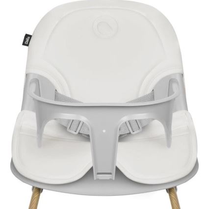 Lionelo - Chaise haute enfant 2en1 DALIA blanc/marron