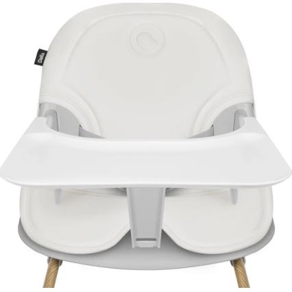 Lionelo - Chaise haute enfant 2en1 DALIA blanc/marron