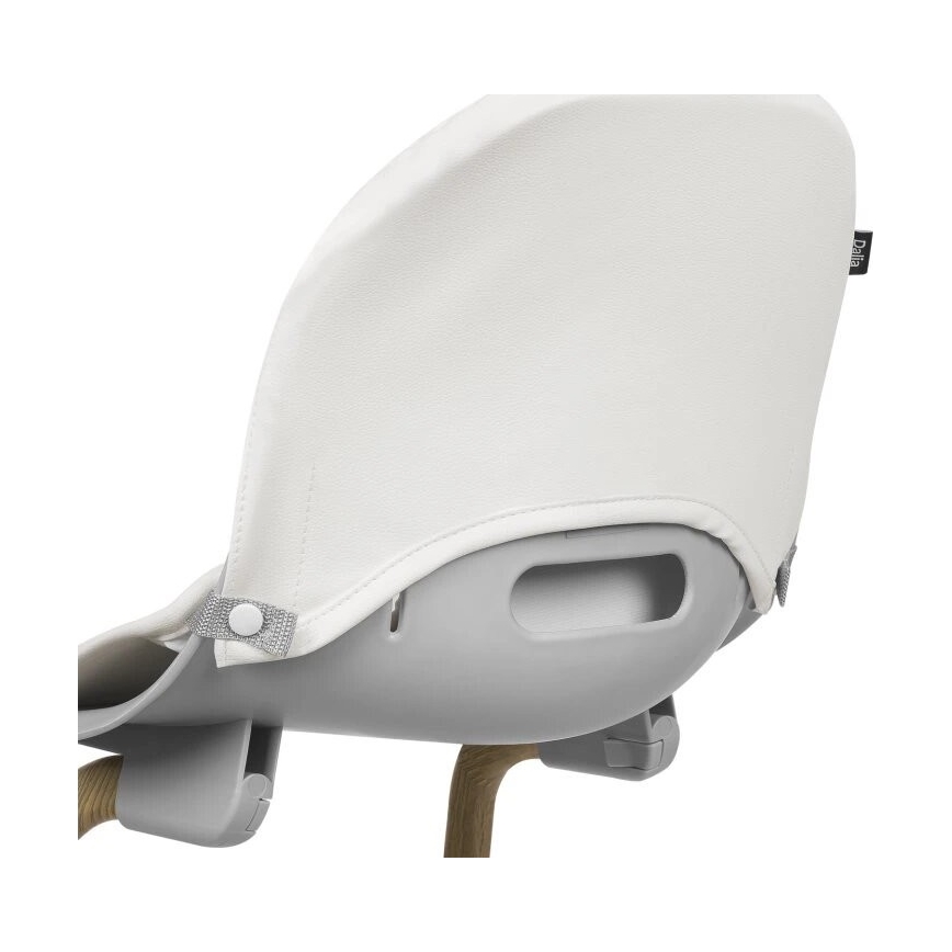 Lionelo - Chaise haute enfant 2en1 DALIA blanc/marron