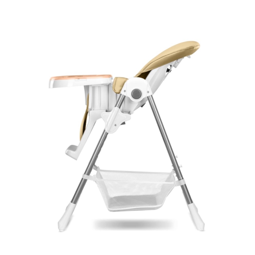 Lionelo - Chaise haute enfant LINN PLUS blanc/beige