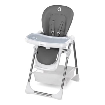 Lionelo - Chaise haute enfant LINN PLUS blanc/gris