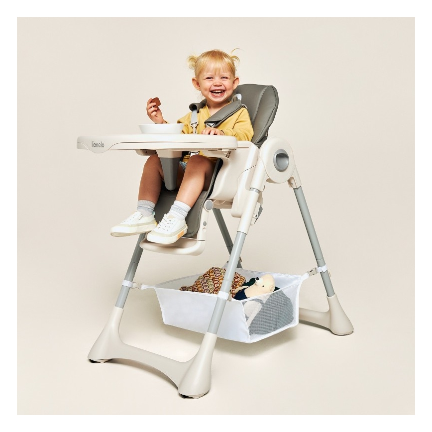 Lionelo - Chaise haute enfant ZANNA gris