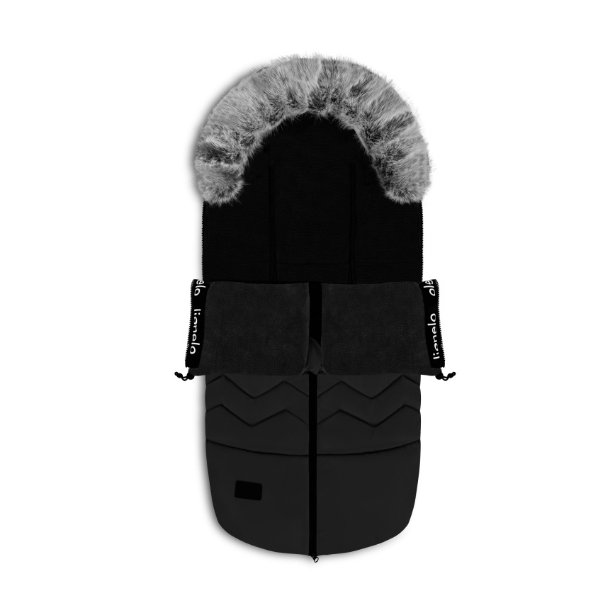 Lionelo - Chancelière pour enfant FRODE Black Carbon