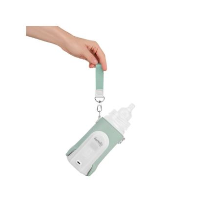 Lionelo - Chauffe-biberon rechargeable THERMUP GO EVO 18W/5V vert/blanc