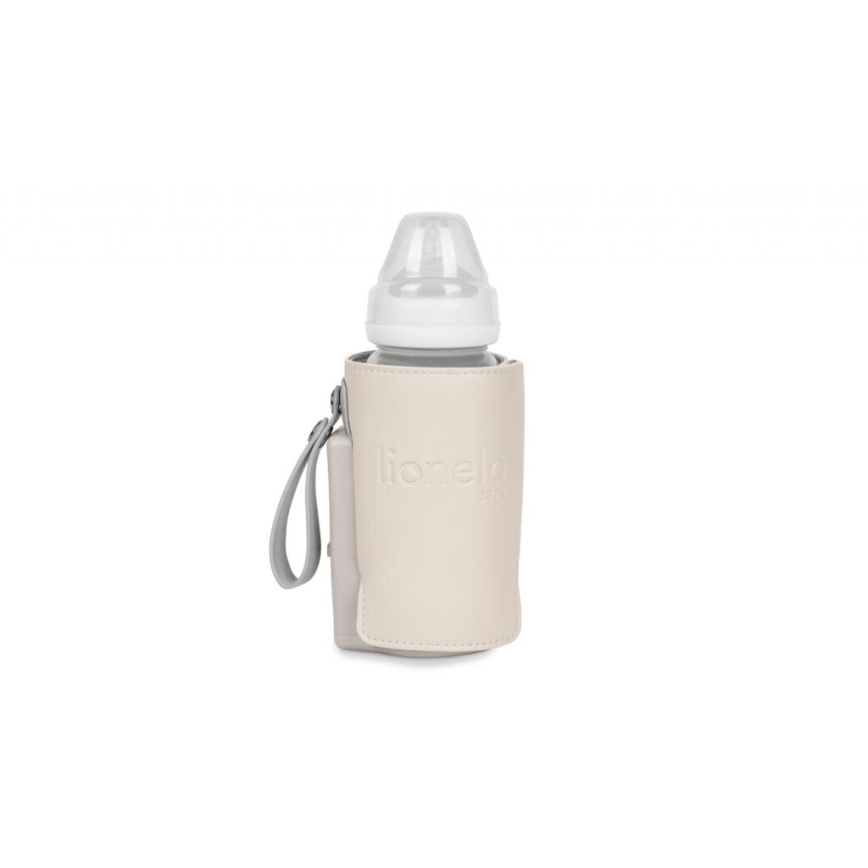 Lionelo - Chauffe-biberon rechargeable THERMUP GO PLUS 10W/5V beige
