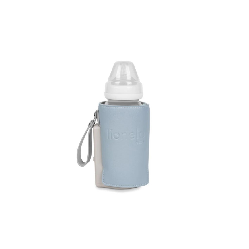 Lionelo - Chauffe-biberon rechargeable THERMUP GO PLUS 10W/5V bleu/gris