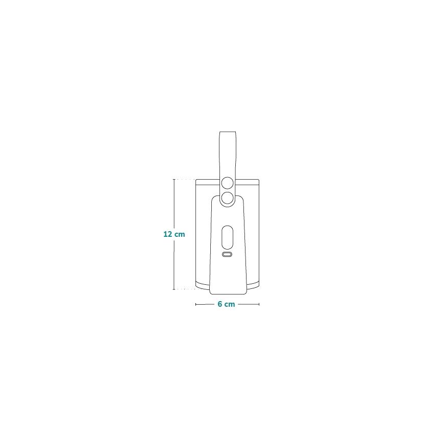 Lionelo - Chauffe-biberon rechargeable THERMUP GO PLUS 10W/5V bleu/gris