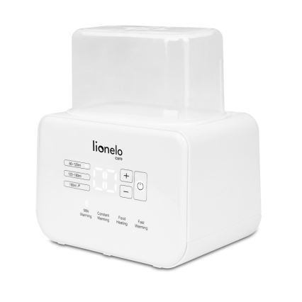 Lionelo - Chauffe-biberon THERMUP DOUBLE 250W/230V blanc