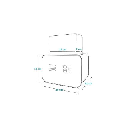 Lionelo - Chauffe-biberon THERMUP DOUBLE 250W/230V blanc