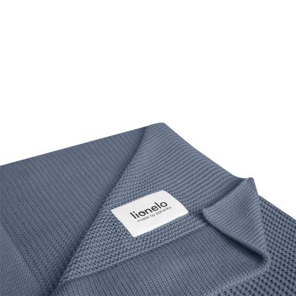 Lionelo - Couverture en bambou BAMBOO BLANKET 75 x 100 cm Bleu