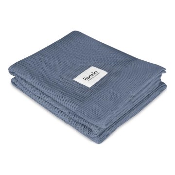 Lionelo - Couverture en Bambou BAMBOO BLANKET 75x100 cm Bleu