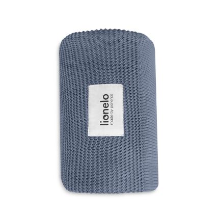 Lionelo - Couverture en bambou BAMBOO BLANKET 75x100 cm Bleu