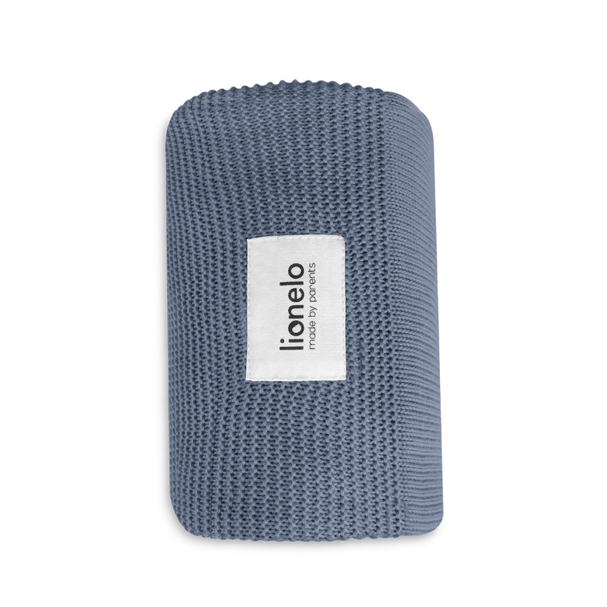 Lionelo - Couverture en bambou BAMBOO BLANKET 75x100 cm Bleu