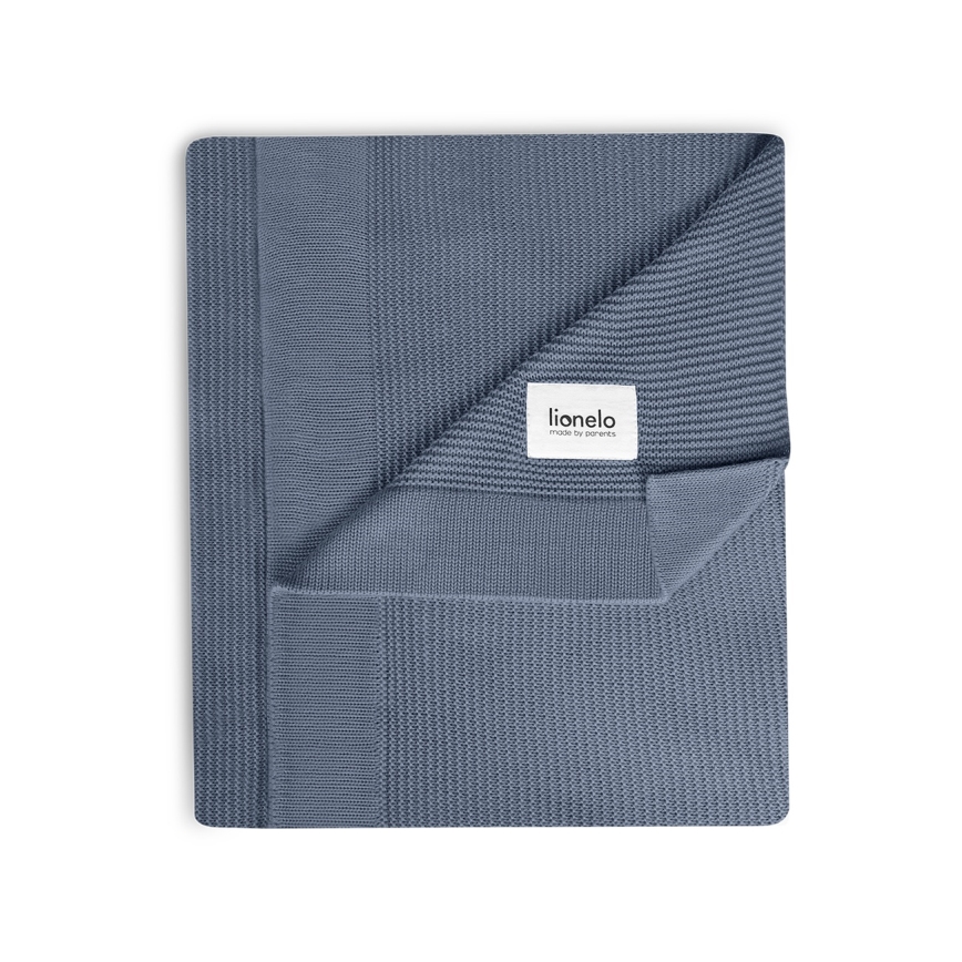 Lionelo - Couverture en bambou BAMBOO BLANKET 75x100 cm Bleu