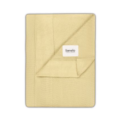 Lionelo - Couverture en bambou BAMBOO BLANKET 75x100 cm Jaune Citron