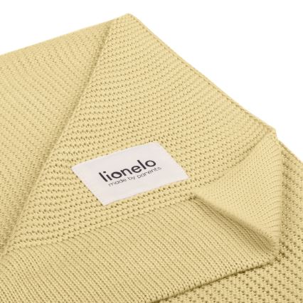 Lionelo - Couverture en bambou BAMBOO BLANKET 75x100 cm Jaune Citron