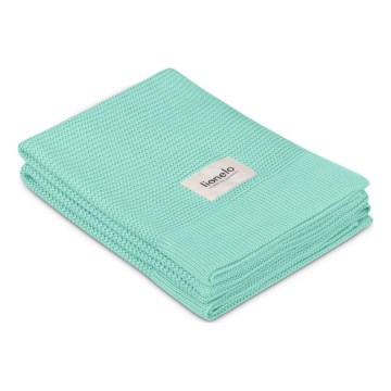 Lionelo - Couverture en bambou BAMBOO BLANKET 75x100 cm Vert Menthe
