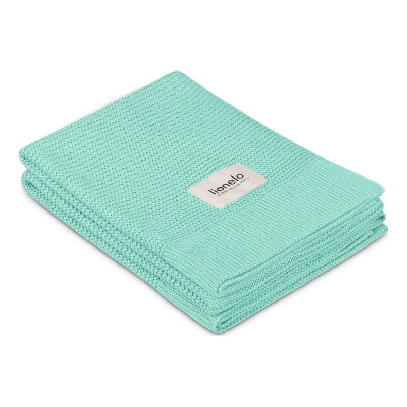 Lionelo - Couverture en bambou BAMBOO BLANKET 75x100 cm Vert Menthe