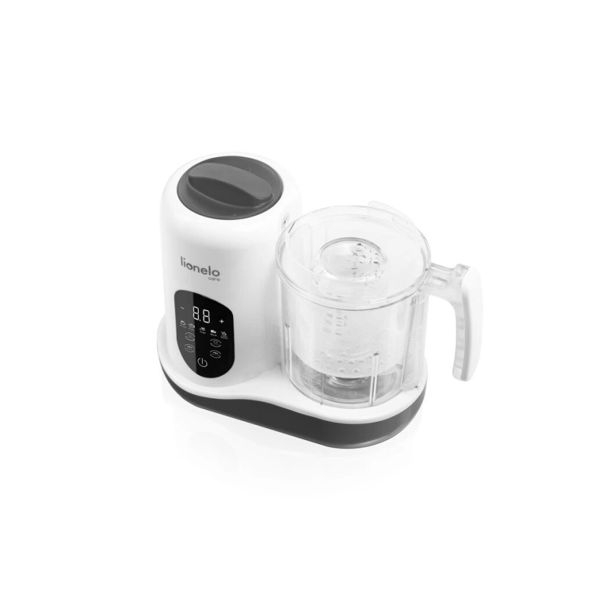 Lionelo - Cuiseur vapeur 5 en 1 BABYMENU 110W/230V blanc/gris
