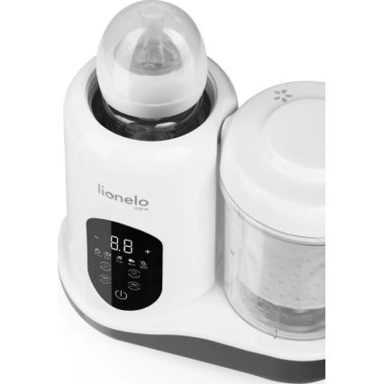 Lionelo - Cuiseur vapeur 5 en 1 BABYMENU 110W/230V blanc/gris
