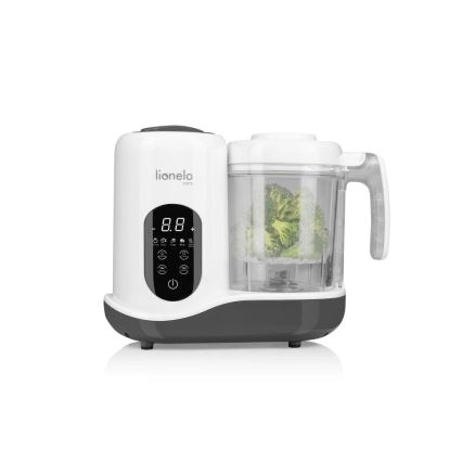Lionelo - Cuisinière à vapeur 5en1 BABYMENU 110W/230V blanc/gris