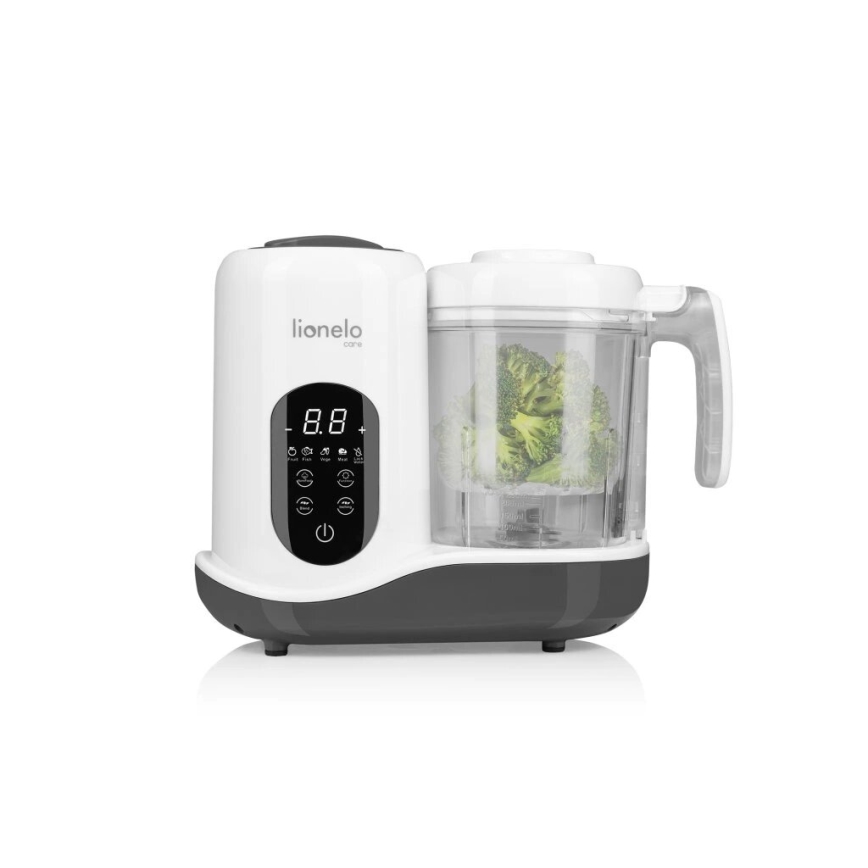 Lionelo - Cuisinière à vapeur 5en1 BABYMENU 110W/230V blanc/gris