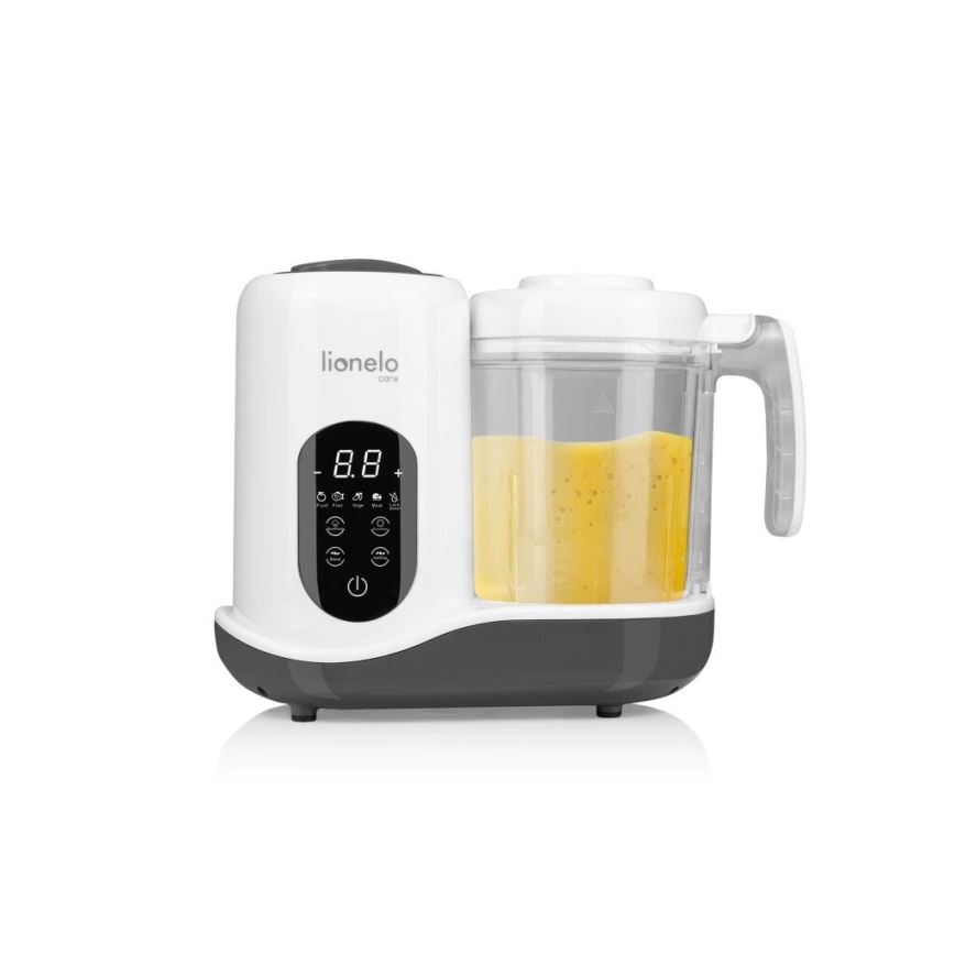 Lionelo - Cuisinière à vapeur 5en1 BABYMENU 110W/230V blanc/gris