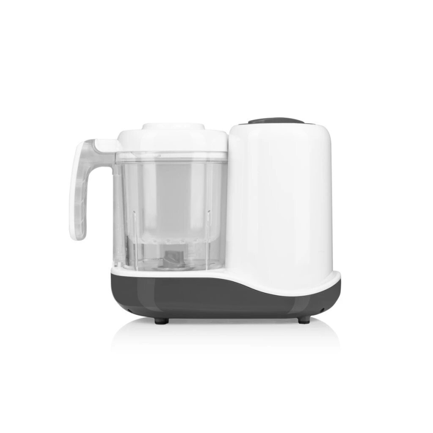 Lionelo - Cuisinière à vapeur 5en1 BABYMENU 110W/230V blanc/gris