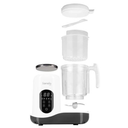 Lionelo - Cuisinière à vapeur 5en1 BABYMENU 110W/230V blanc/gris