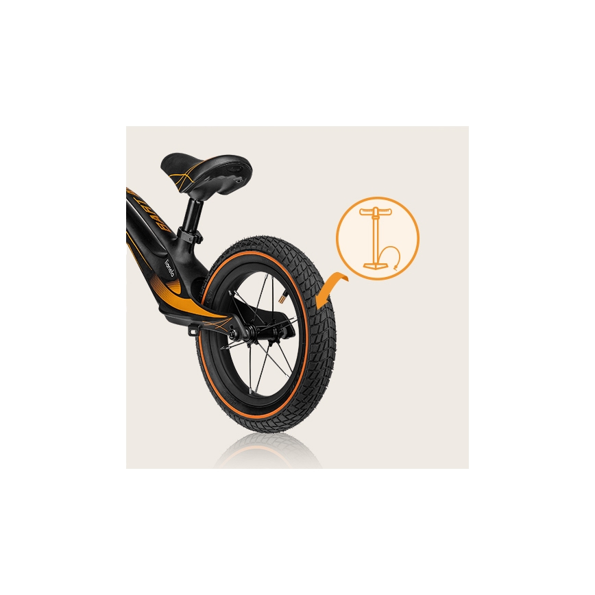 Lionelo - Draisienne BART AIR noir/orange