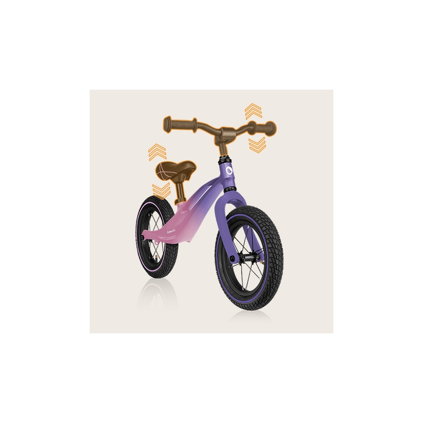 Lionelo - Draisienne BART AIR violet/rose