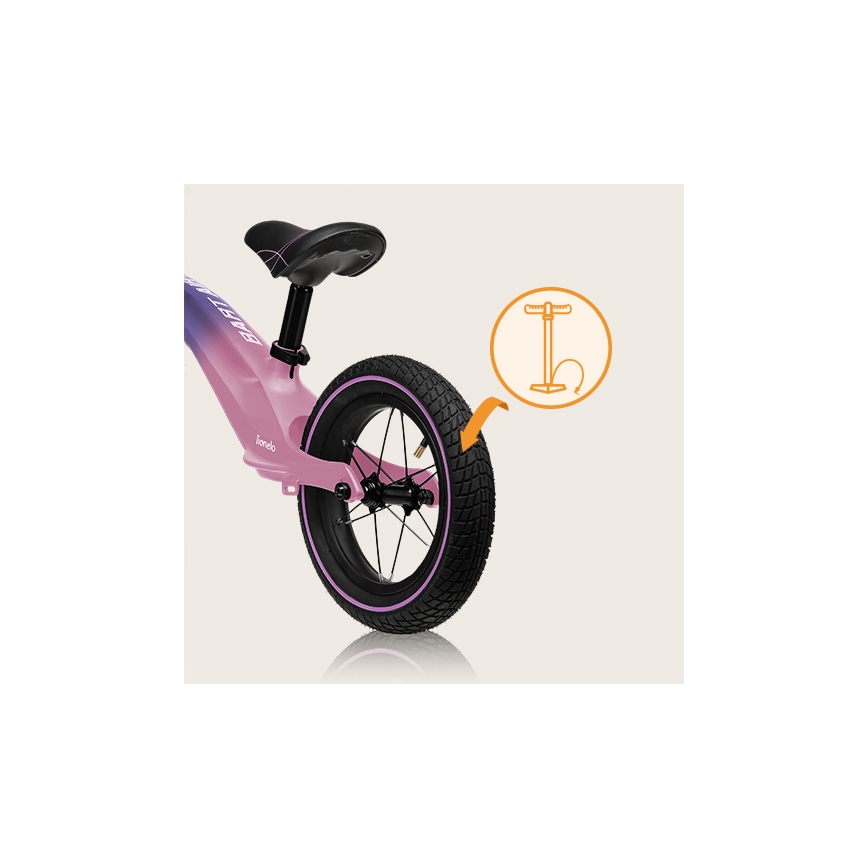 Lionelo - Draisienne BART AIR violet/rose