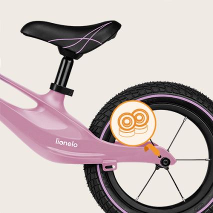 Lionelo - Draisienne BART AIR violet/rose