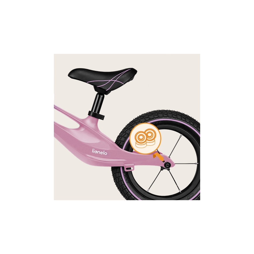 Lionelo - Draisienne BART AIR violet/rose