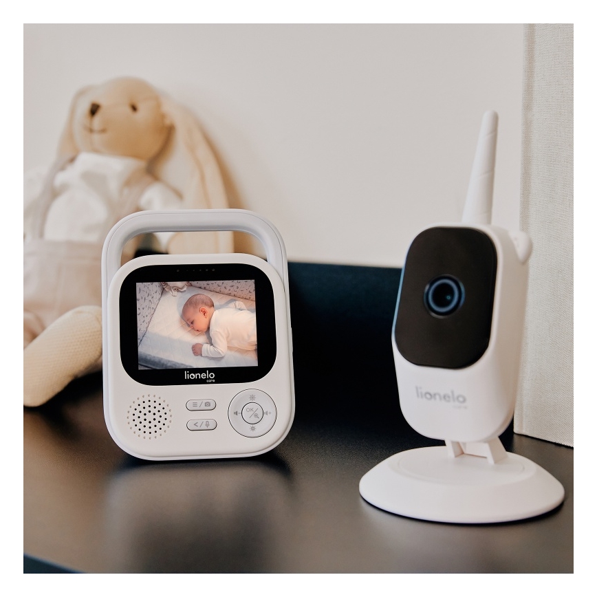 Lionelo - Écoute-bébé avec moniteur BABYLINE 3.2 5V 2600 mAh