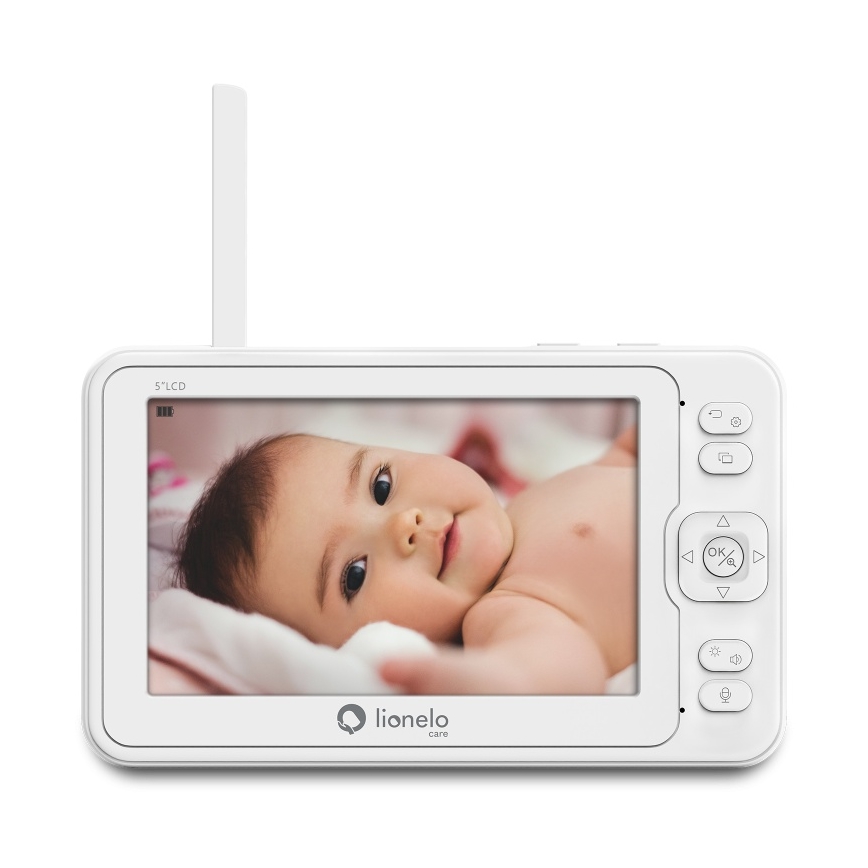 Lionelo - Écoute-bébé avec moniteur BABYLINE 8.3 5V 3600 mAh